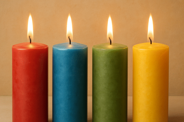 Elevate Your Event Decor with Stunning Colored Pillar Candles