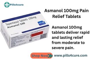 Asmanol 100mg: A Trusted Solution for Pain Relief Asmanol 100mg Tapentadol tablets box for pain relief treatment.