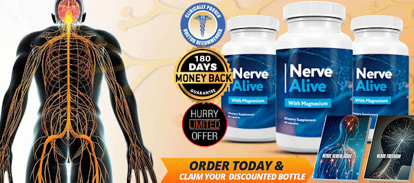 Nerve Alive Natural Nerve Health Support for Comfort and Relief Nerve Alive