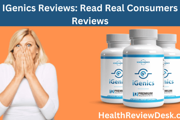 iGenics Vision Support Supplement: Natural Eye Health & Clarity