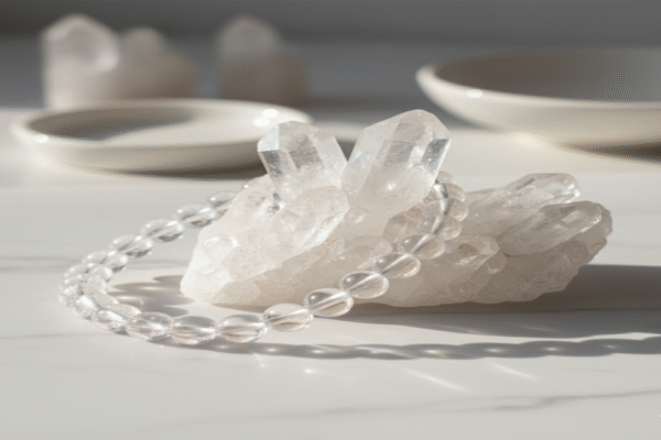 Clear Quartz Crystal: Properties, Benefits, and How to Use It for Energy Healing Clear Quartz Crystal with Clear Quartz Bracelet