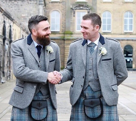 Tweed Kilt Jacket – Highland Elegance of Timeless by Skylarkinfantry